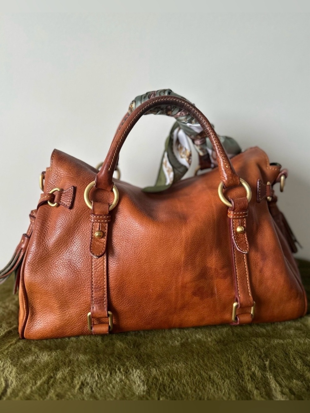 Dooney & Bourke Large Vintage Florentine Satchel - Picture 7 of 10